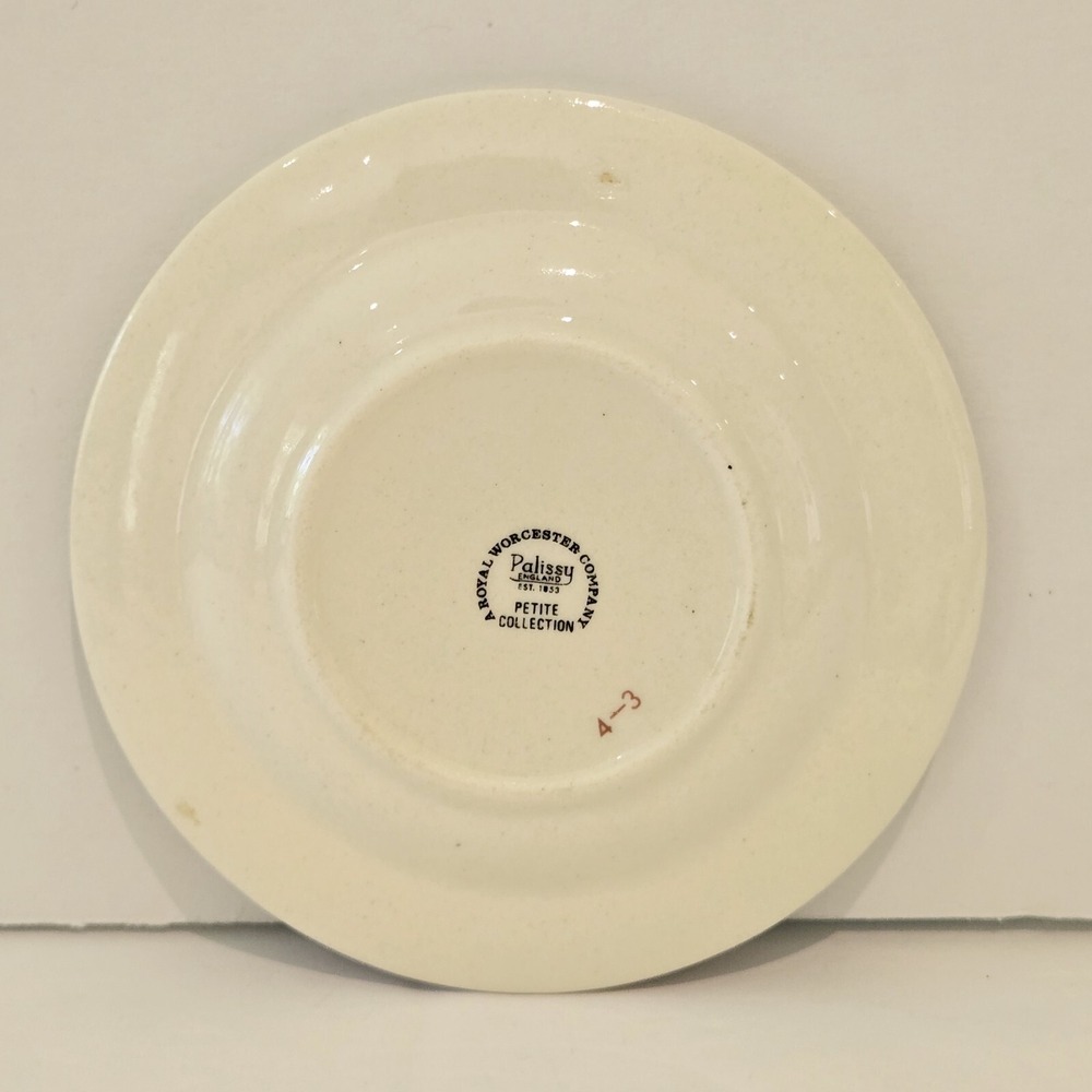 Vintage Royal Worcester Palissy Petite Collection Plate 3 1/4" Nursery Rhythm - Picture 3 of 5